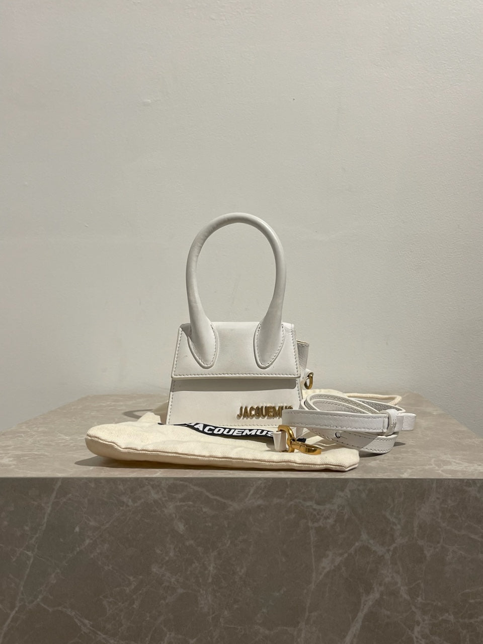 Sac Jacquemus Le Chiquito blanc