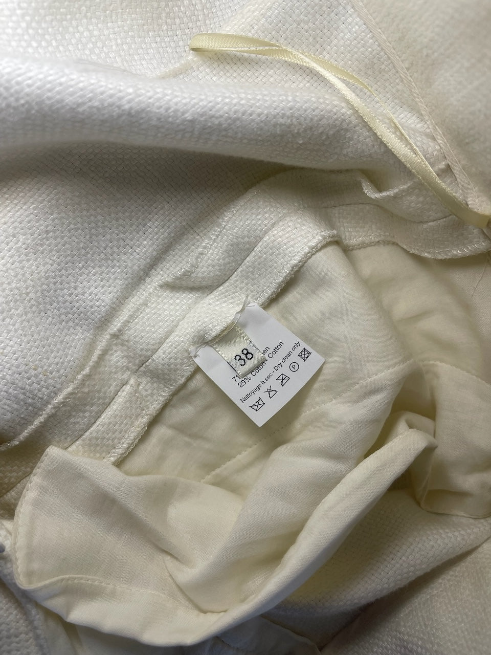 Pantalon Lanvin blanc T.34