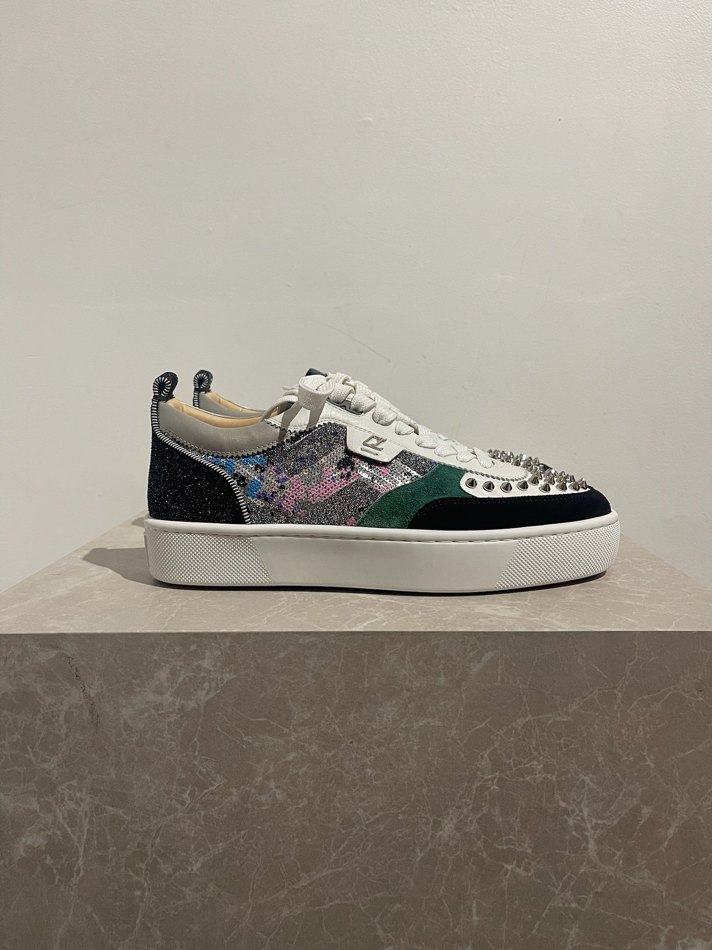 Baskets Christian Louboutin Spikes T.40,5