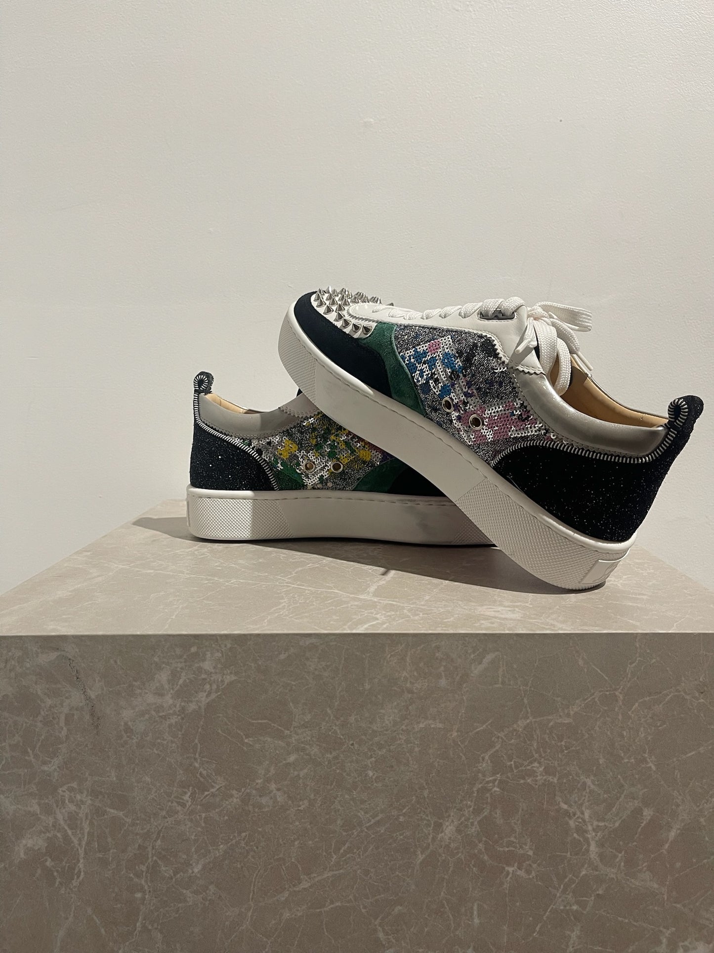 Baskets Christian Louboutin Spikes T.40,5