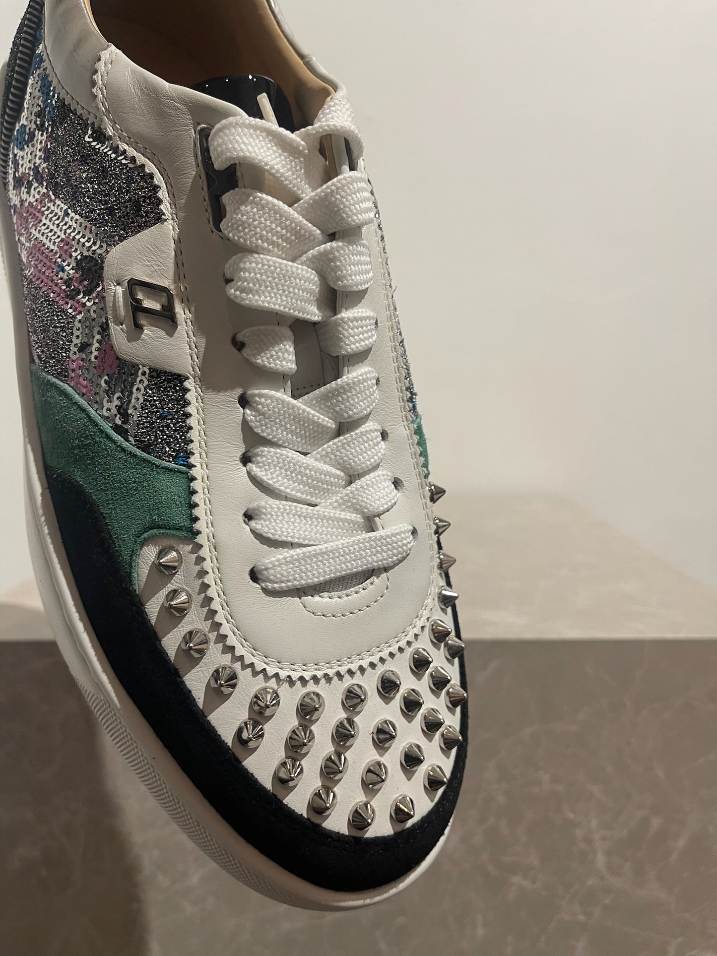 Baskets Christian Louboutin Spikes T.40,5