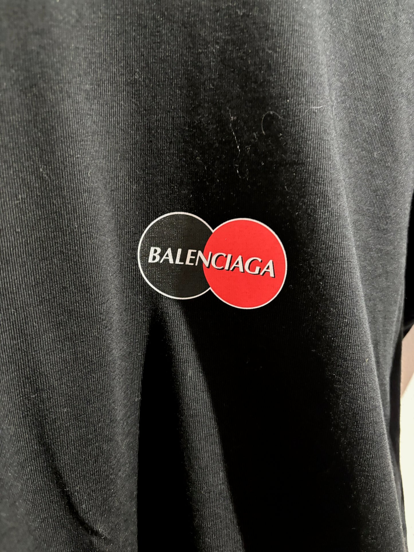 T-shirt Balenciaga noir T.XL