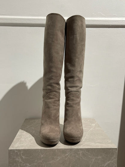 Bottes Gucci beiges T.38,5