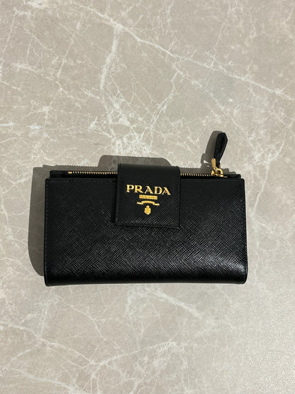 Portefeuille Prada Noir