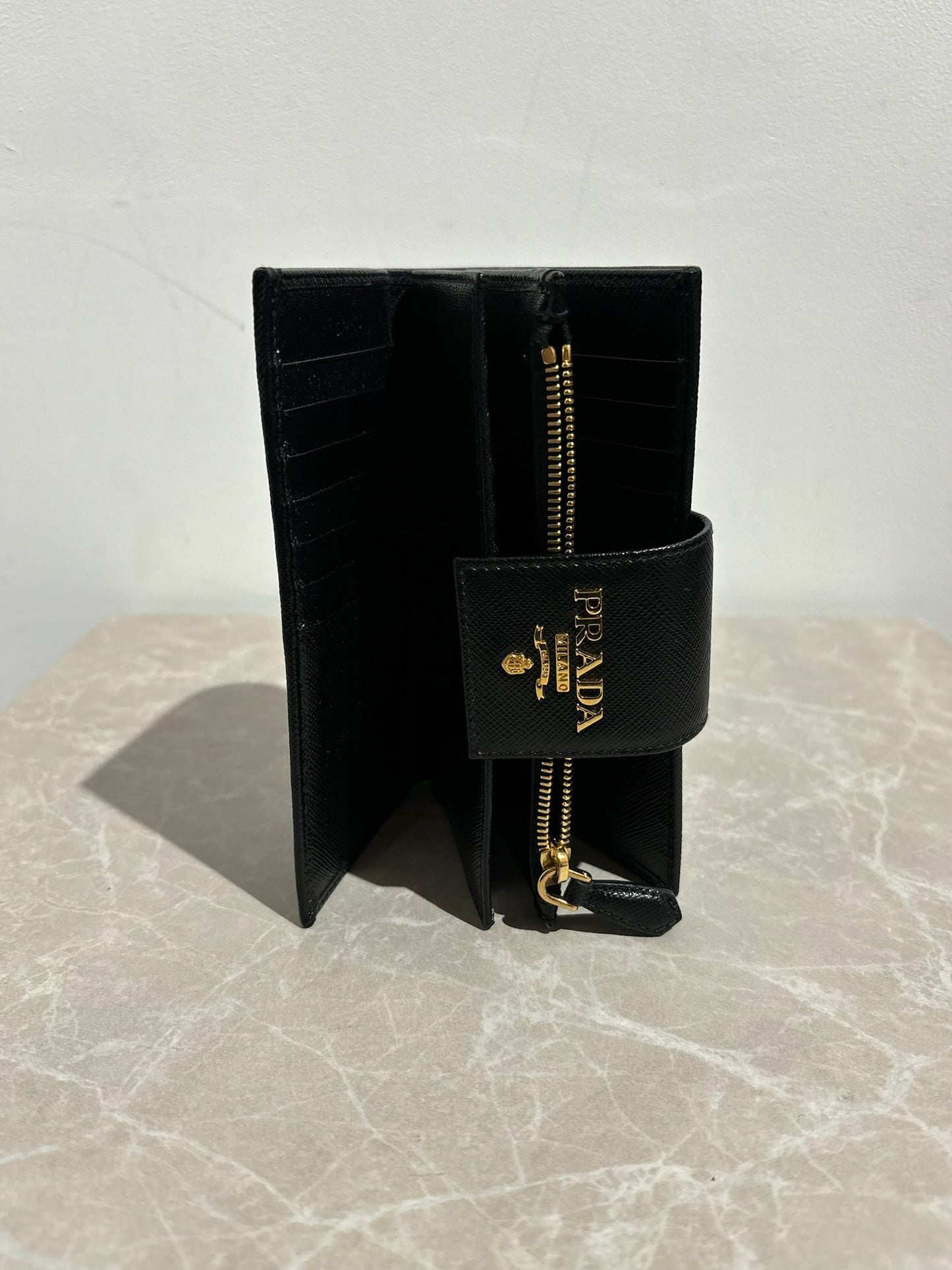 Portefeuille Prada Noir