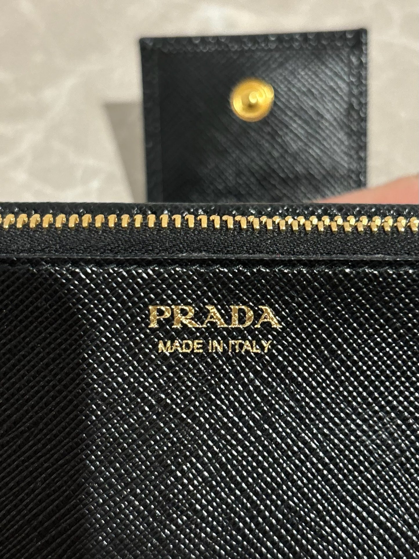 Portefeuille Prada Noir