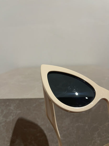 Lunettes de soleil Celine blanches