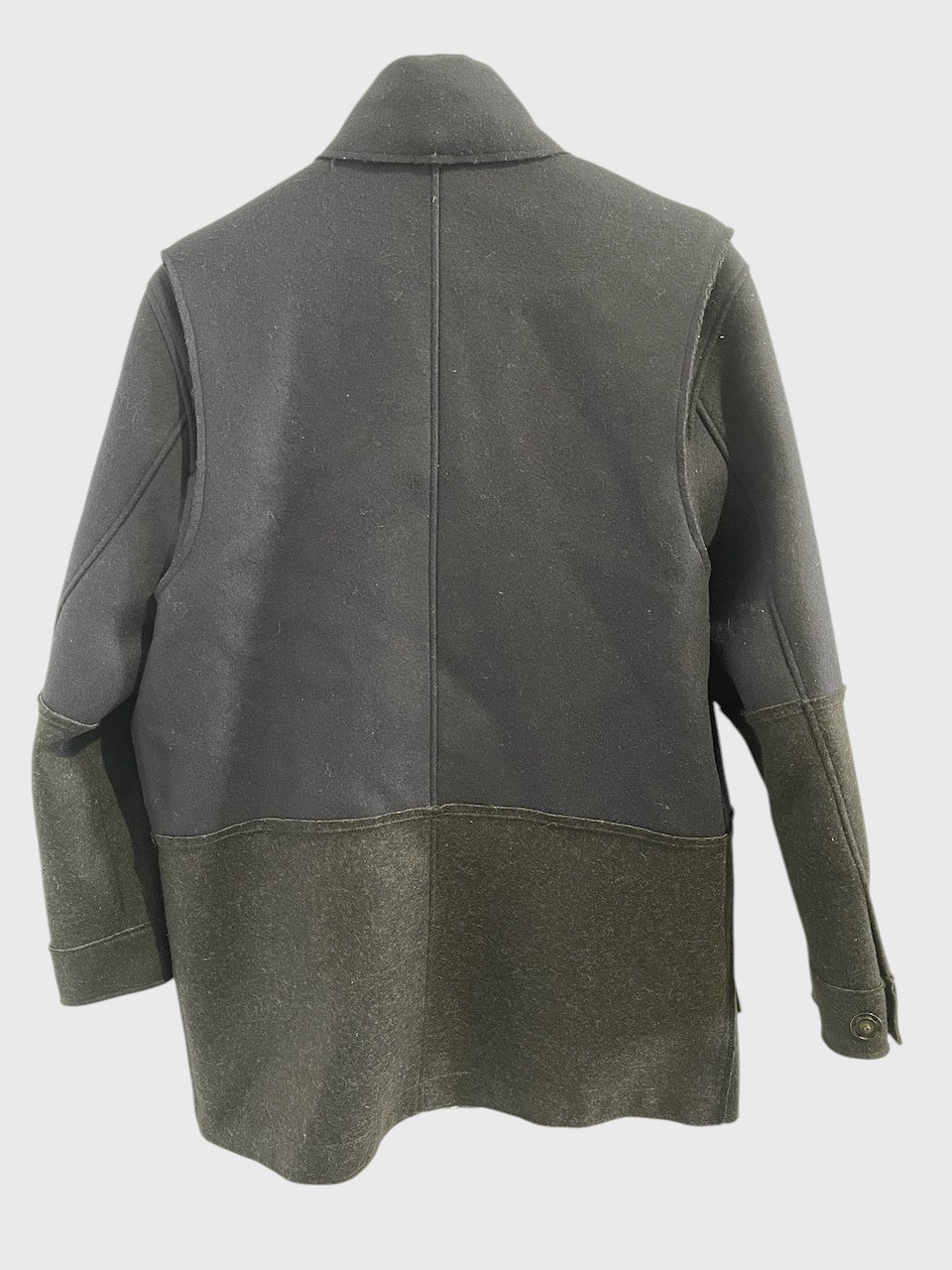 Manteau Lanvin bleu marine T.52