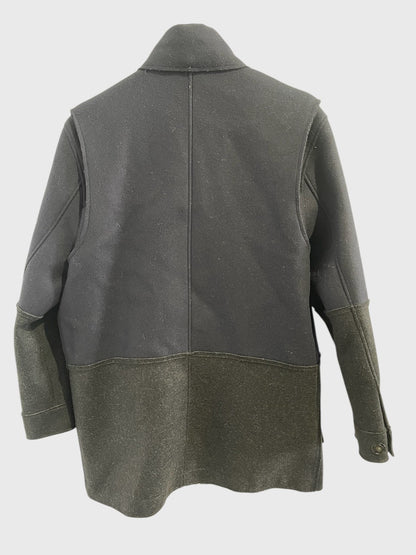 Manteau Lanvin bleu marine T.52