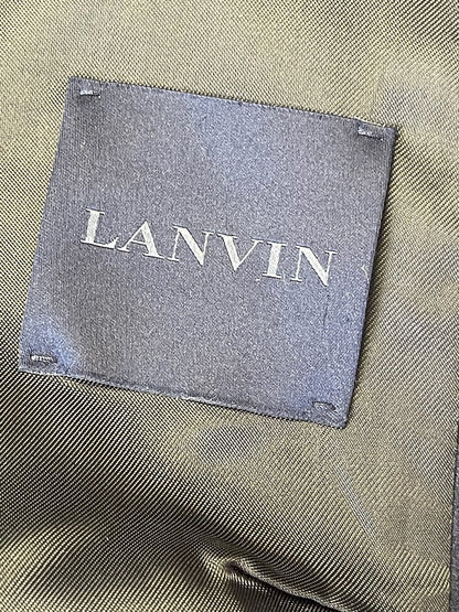 Manteau Lanvin bleu marine T.52