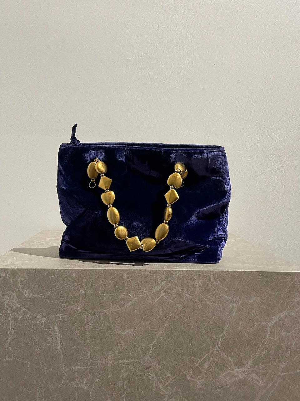Sac Versace velours violet