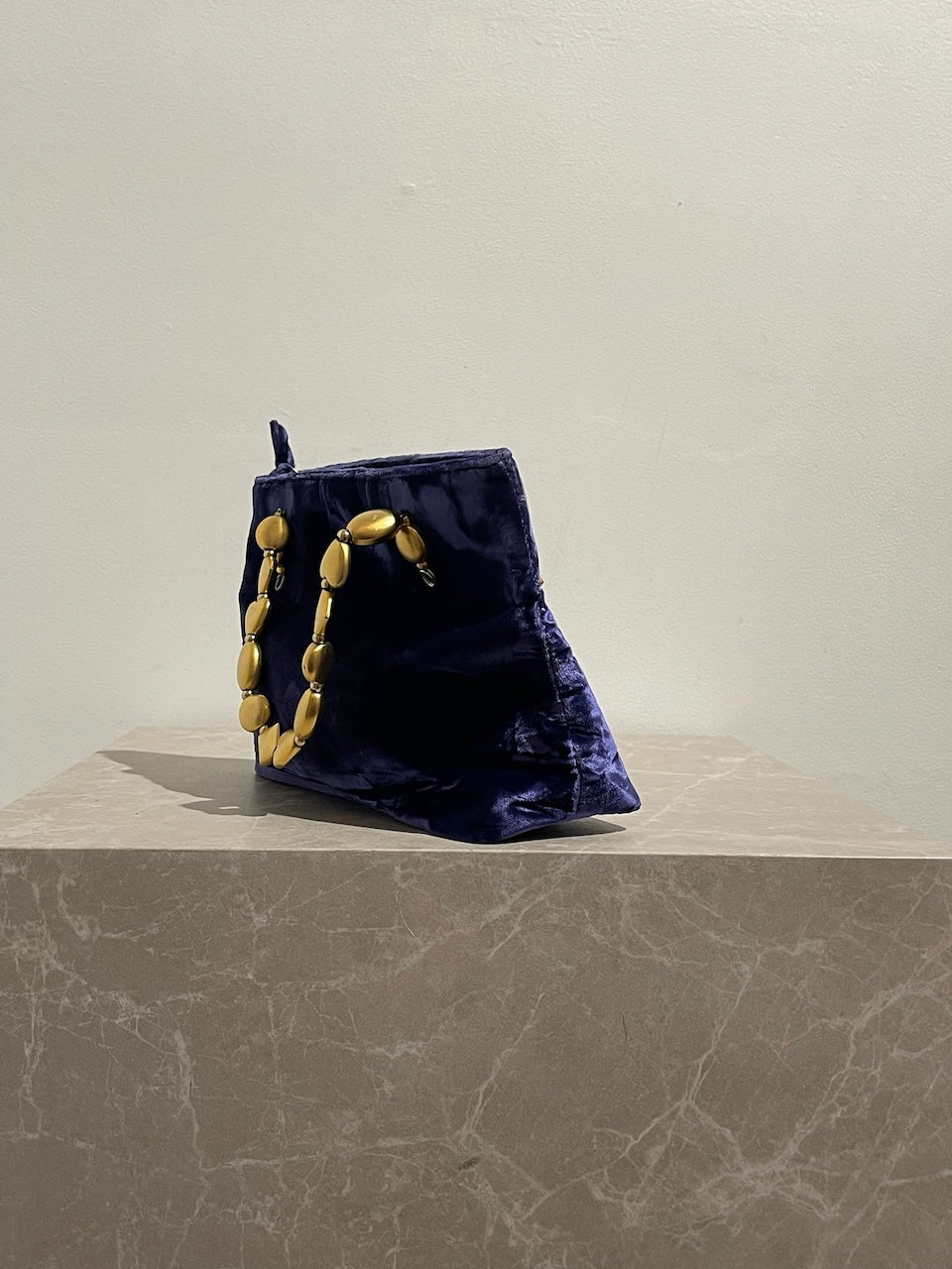 Sac Versace velours violet