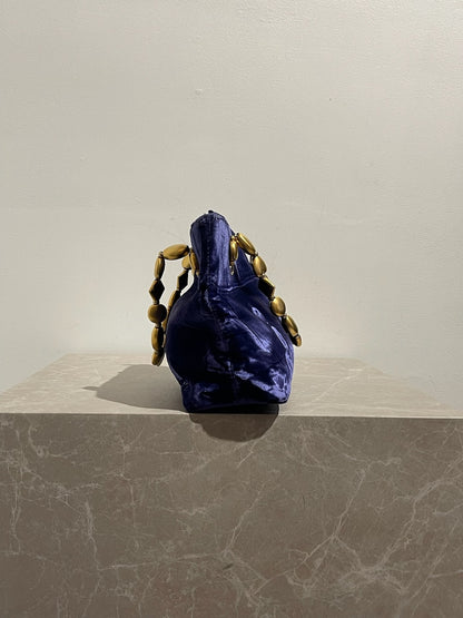 Sac Versace velours violet