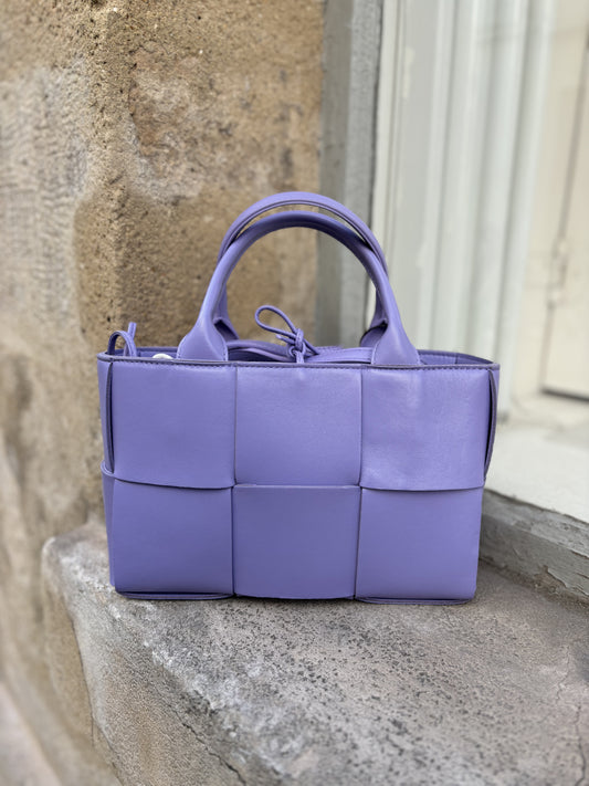 Sac Bottega Veneta Arco violet NEUF