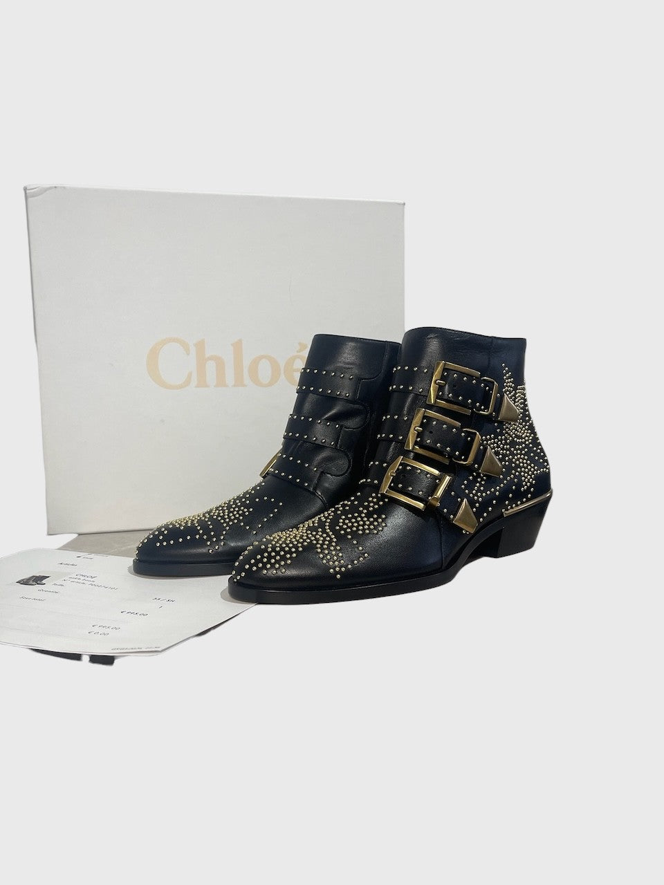 Boots Chloé Susanna noires T.35