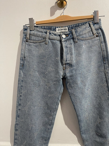 Jeans Balenciaga bleu T.36