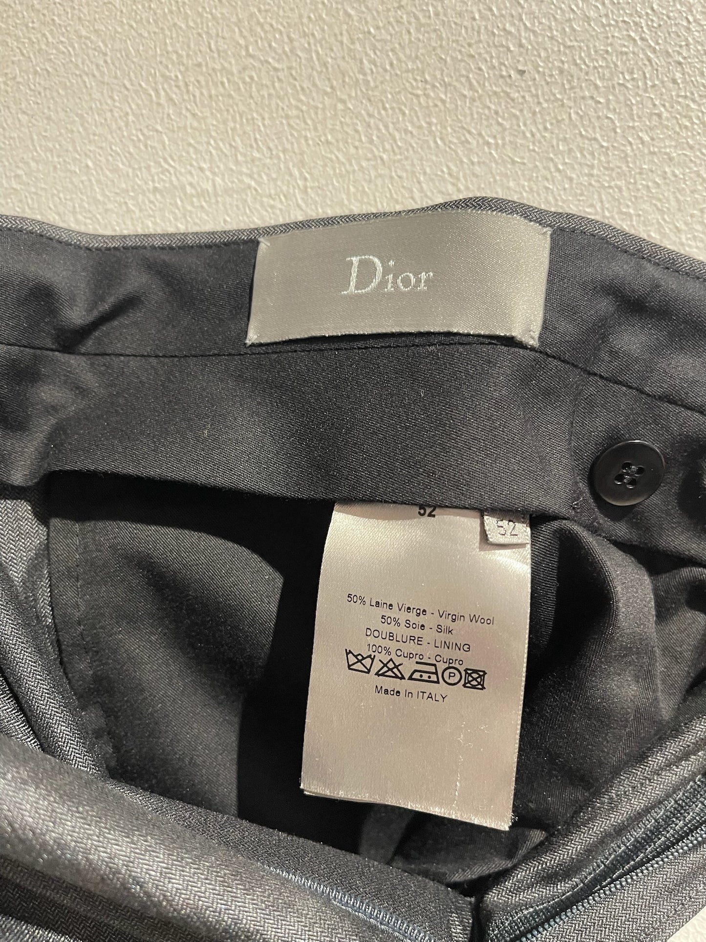 ostume Dior Homme gris T.52