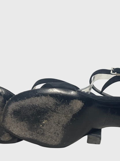Sandales Saint Laurent noires T.36,5