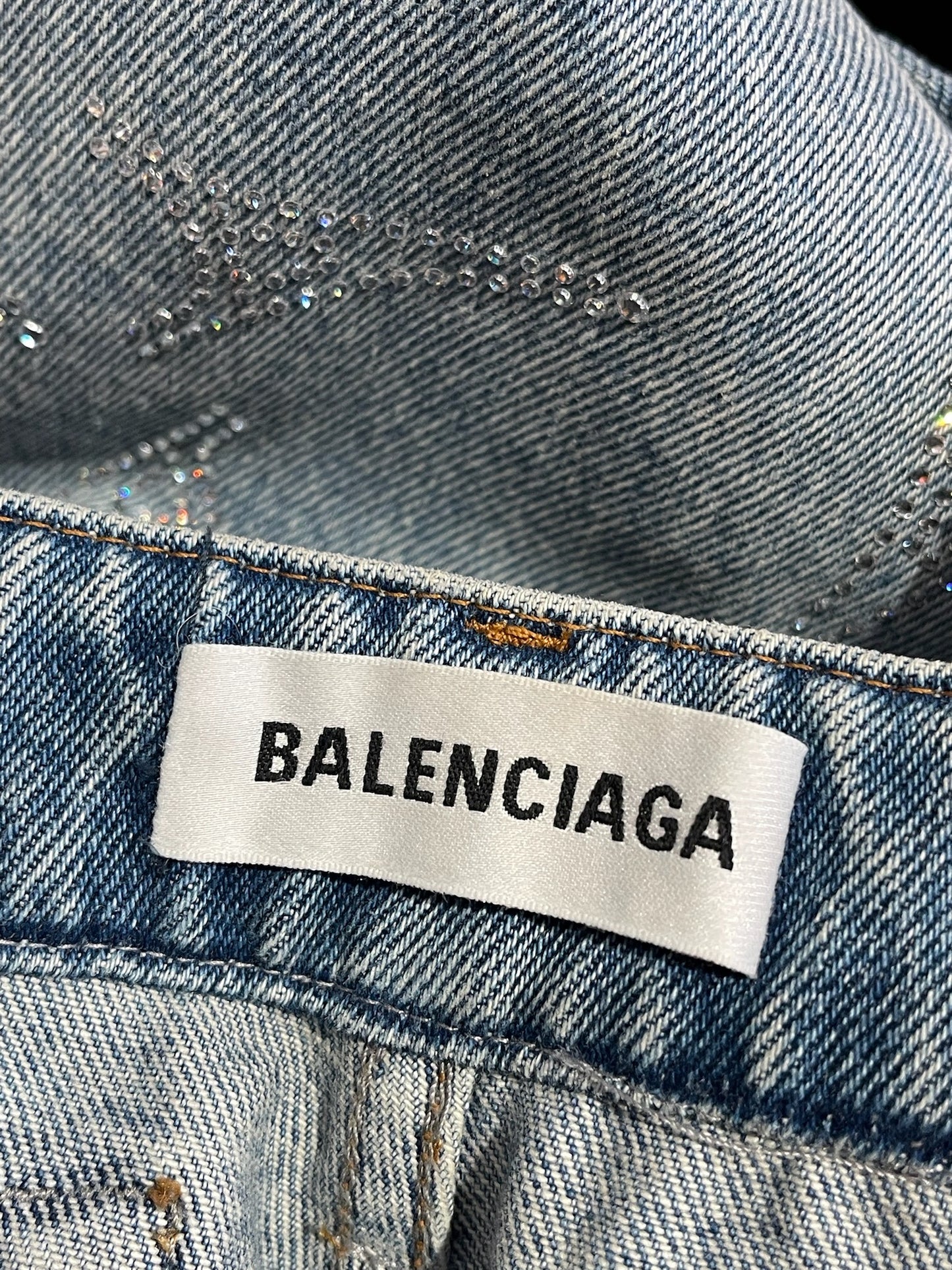 Jeans Balenciaga bleu T.36