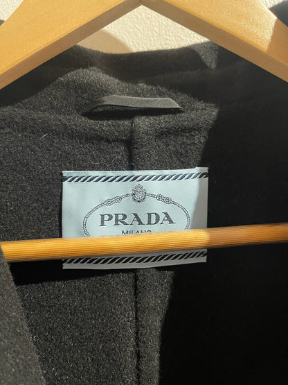 Manteau Prada noir T.38