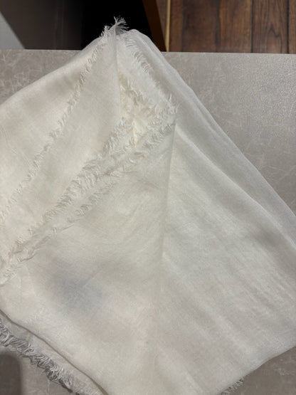 Foulard Chanel blanc