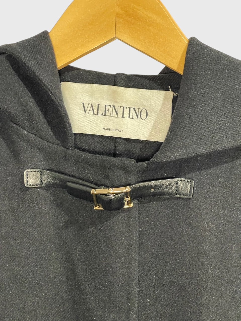 Manteau Valentino noir T.S