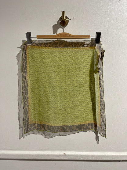 Foulard Dolce & Gabbana vert