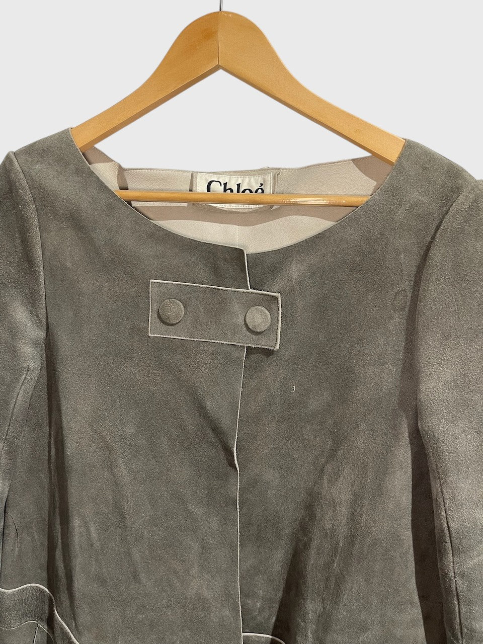 Manteau Chloé gris T.36