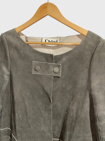 Manteau Chloé gris T.36