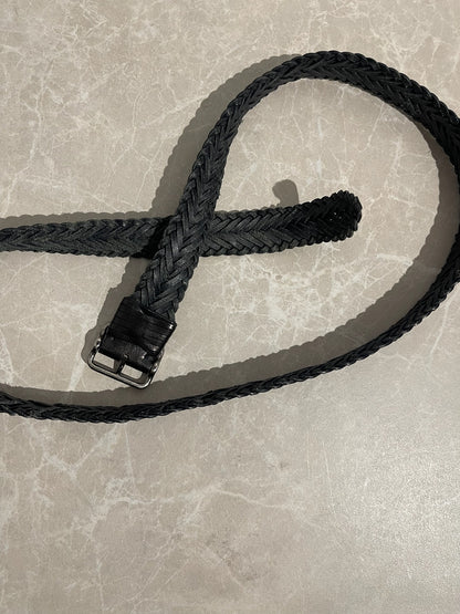 Ceinture Saint Laurent tressée T.85