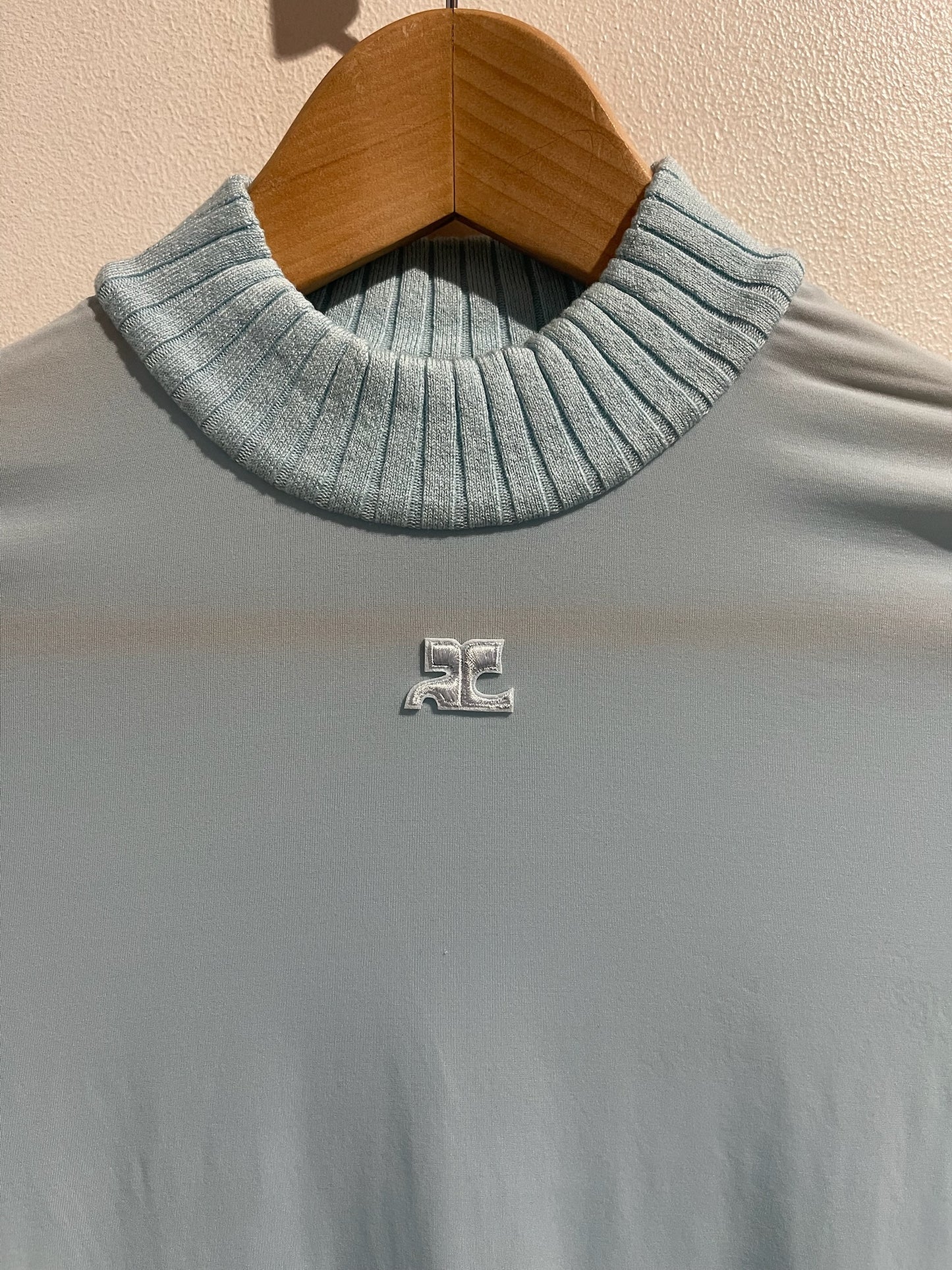 Top Courrèges bleu T.S