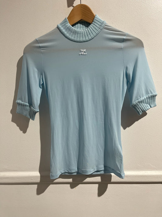 Top Courrèges bleu T.S