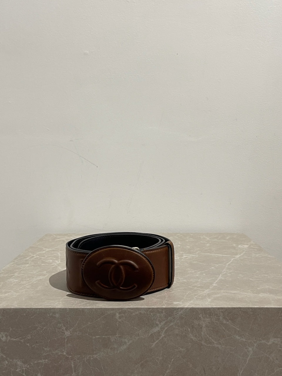 Ceinture Chanel marron T.85