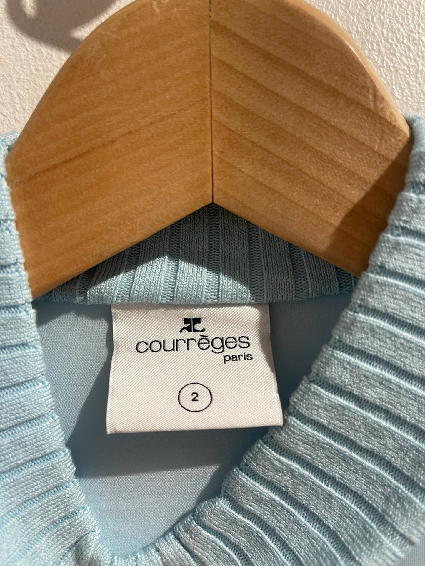 Top Courrèges bleu T.S