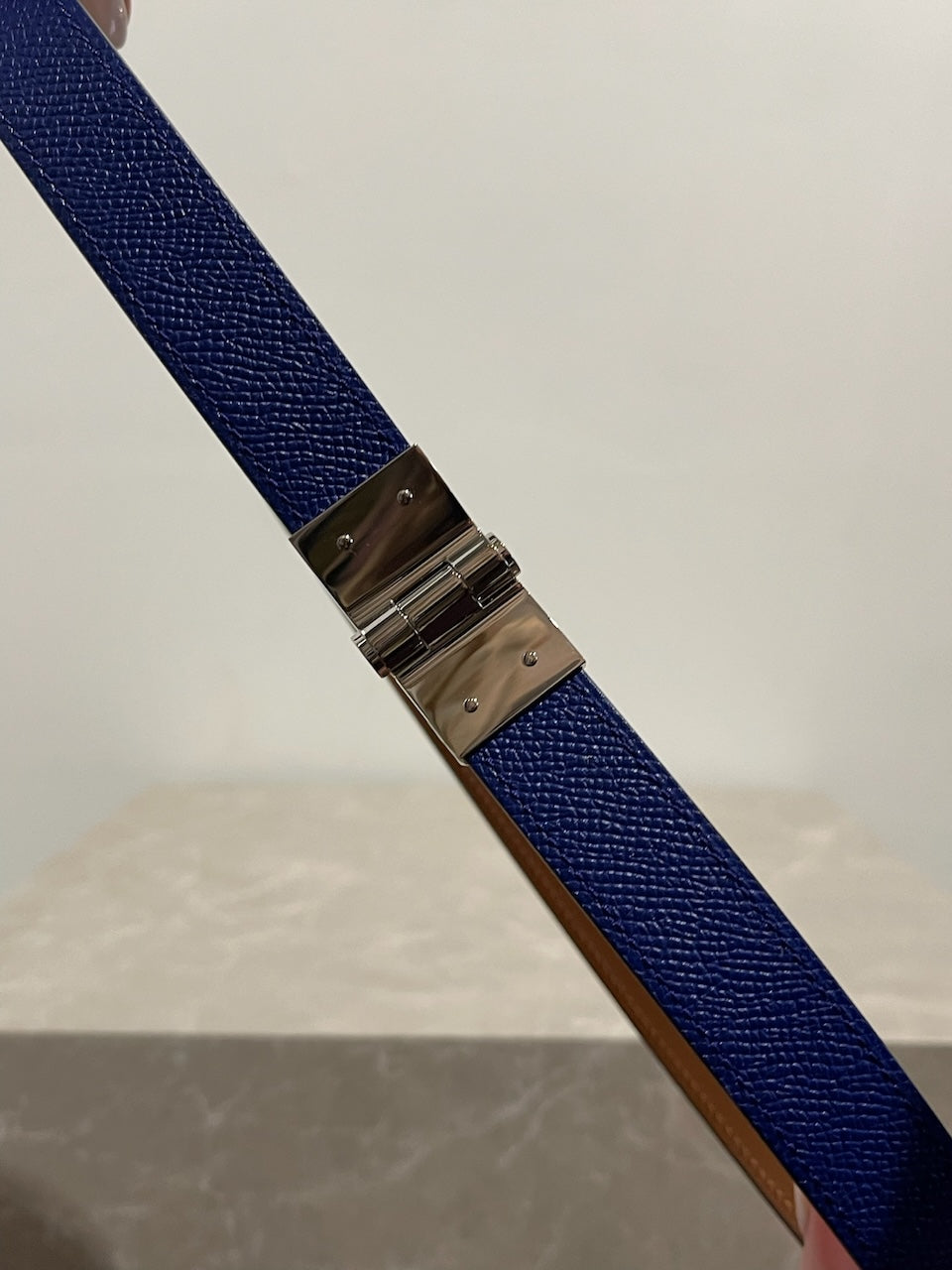 Ceinture Hermes bleue NEUVE