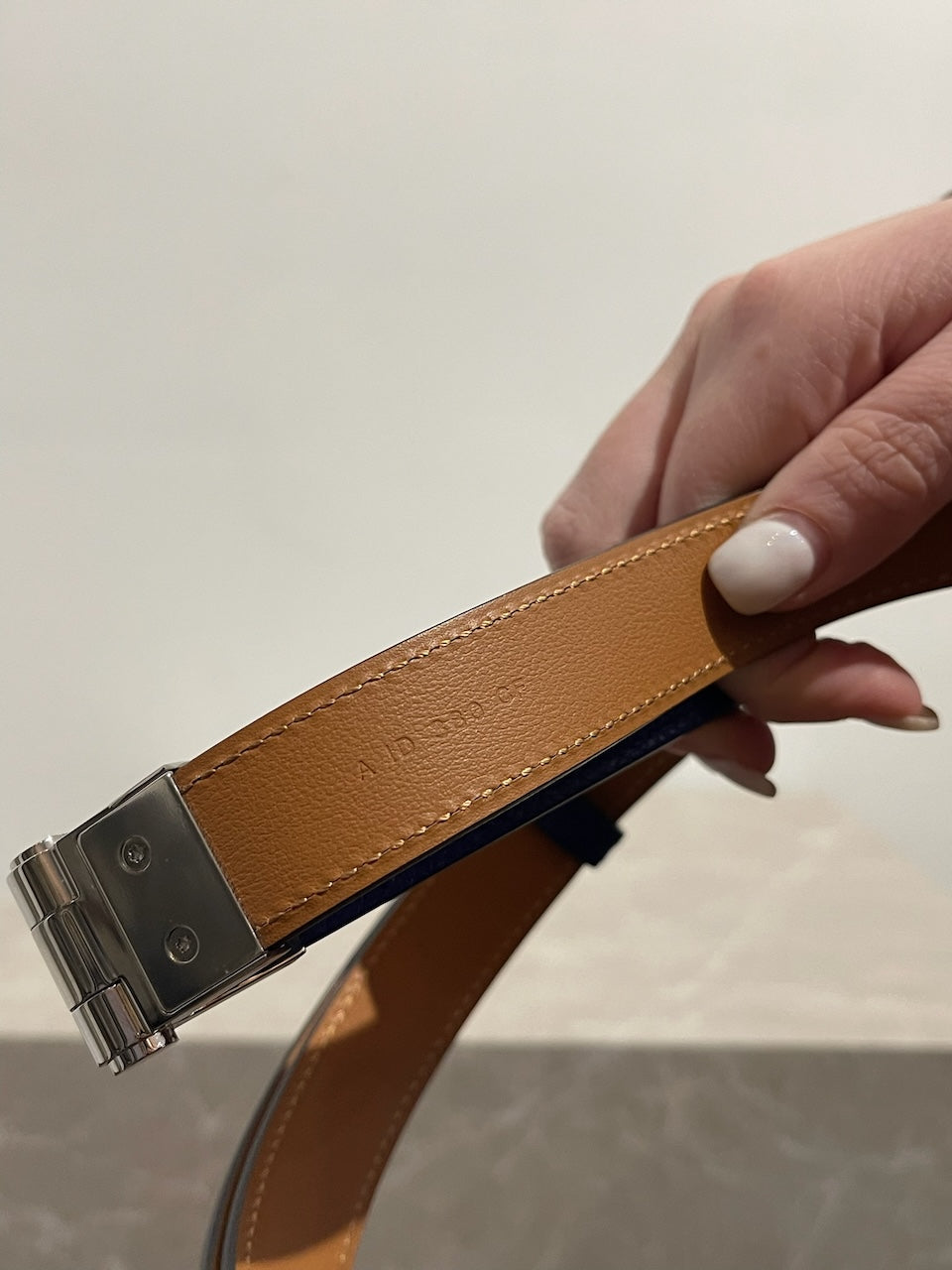 Ceinture Hermes bleue NEUVE