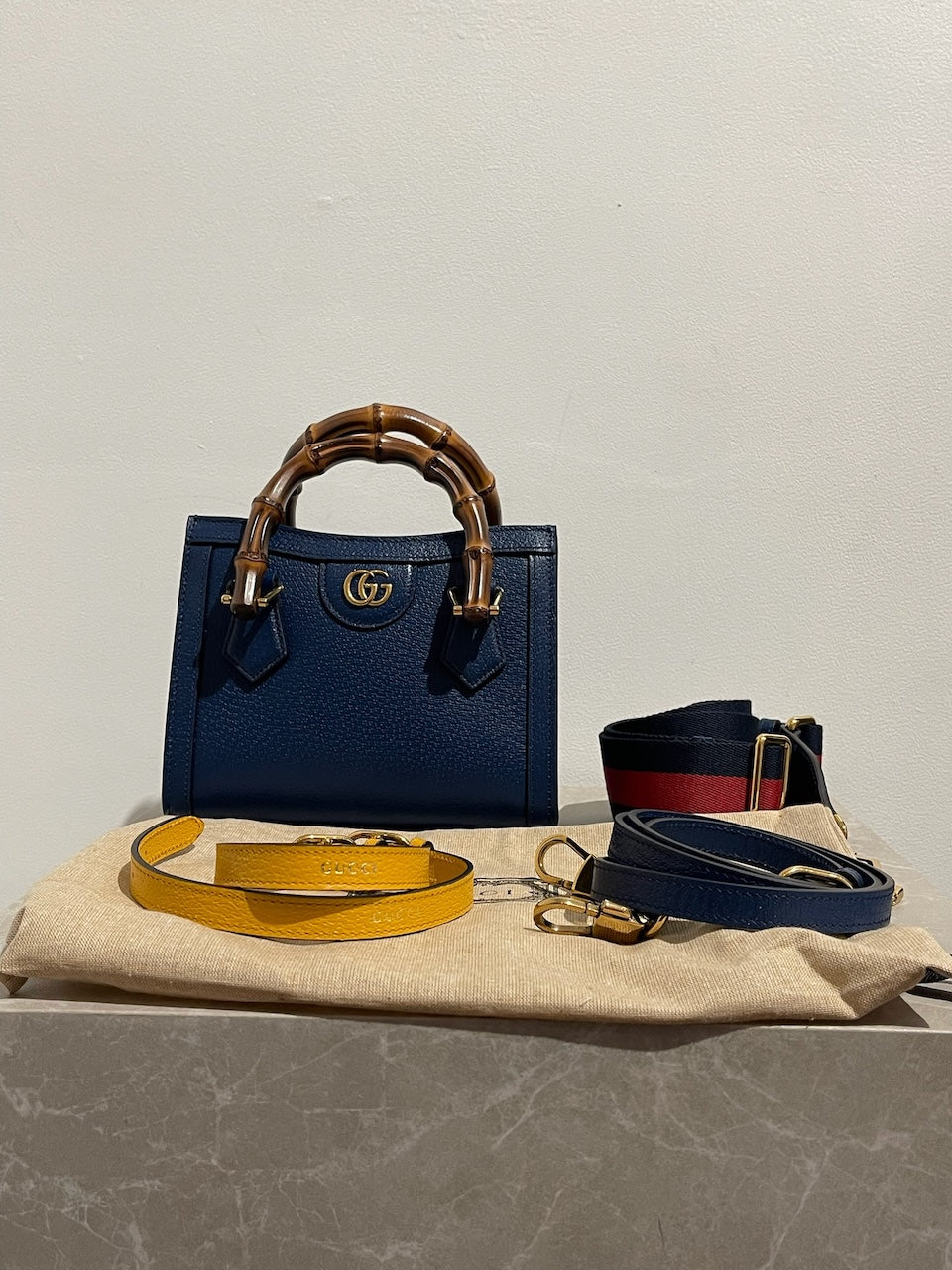 Sac Gucci Diana bleu NEUF