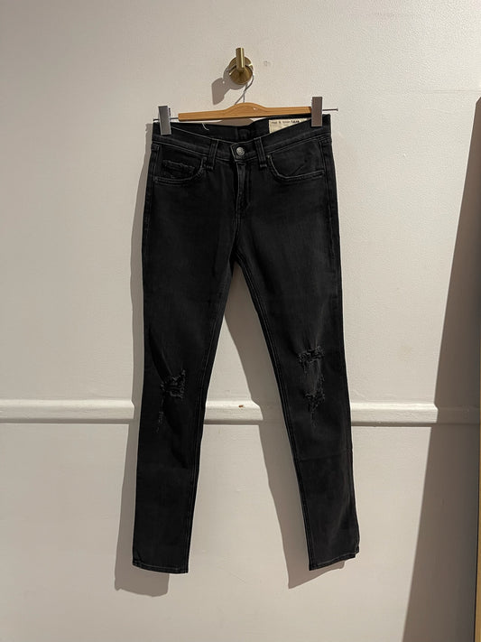 Jeans Rag & Bone noir T.26