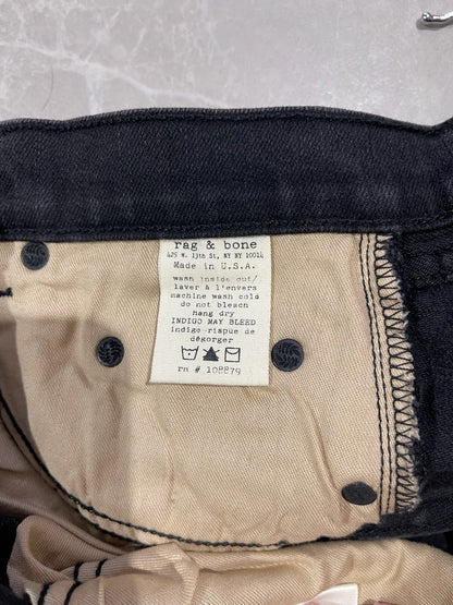 Jeans Rag & Bone noir T.26
