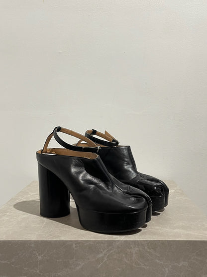 Mules Maison Margiela Tabi noires T.37