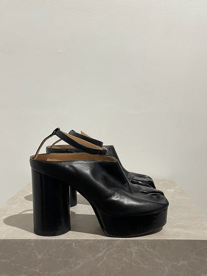 Mules Maison Margiela Tabi noires T.37