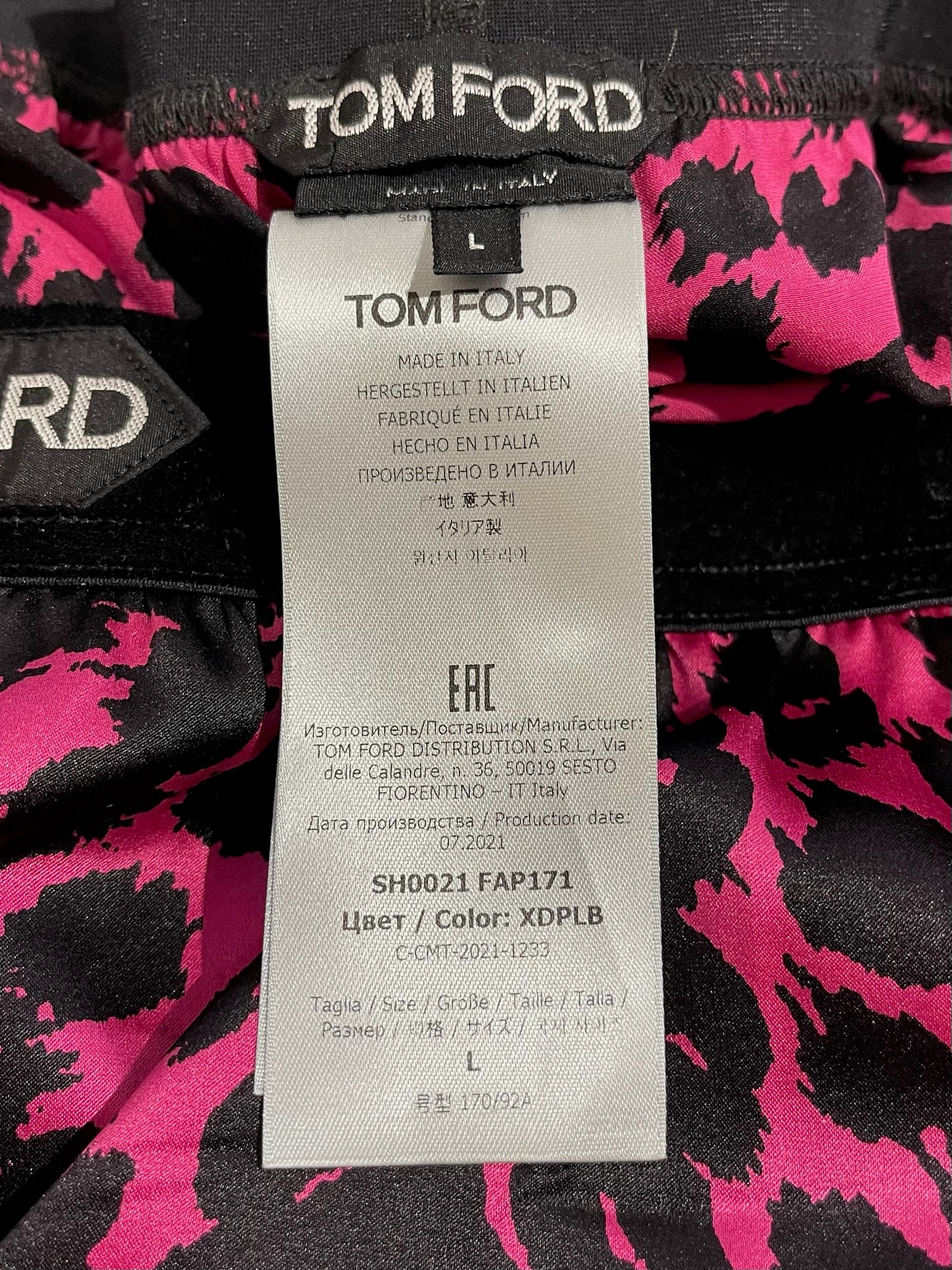 Short Tom Ford Rose T.L