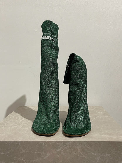 Bottes VETEMENTS vertes T.38