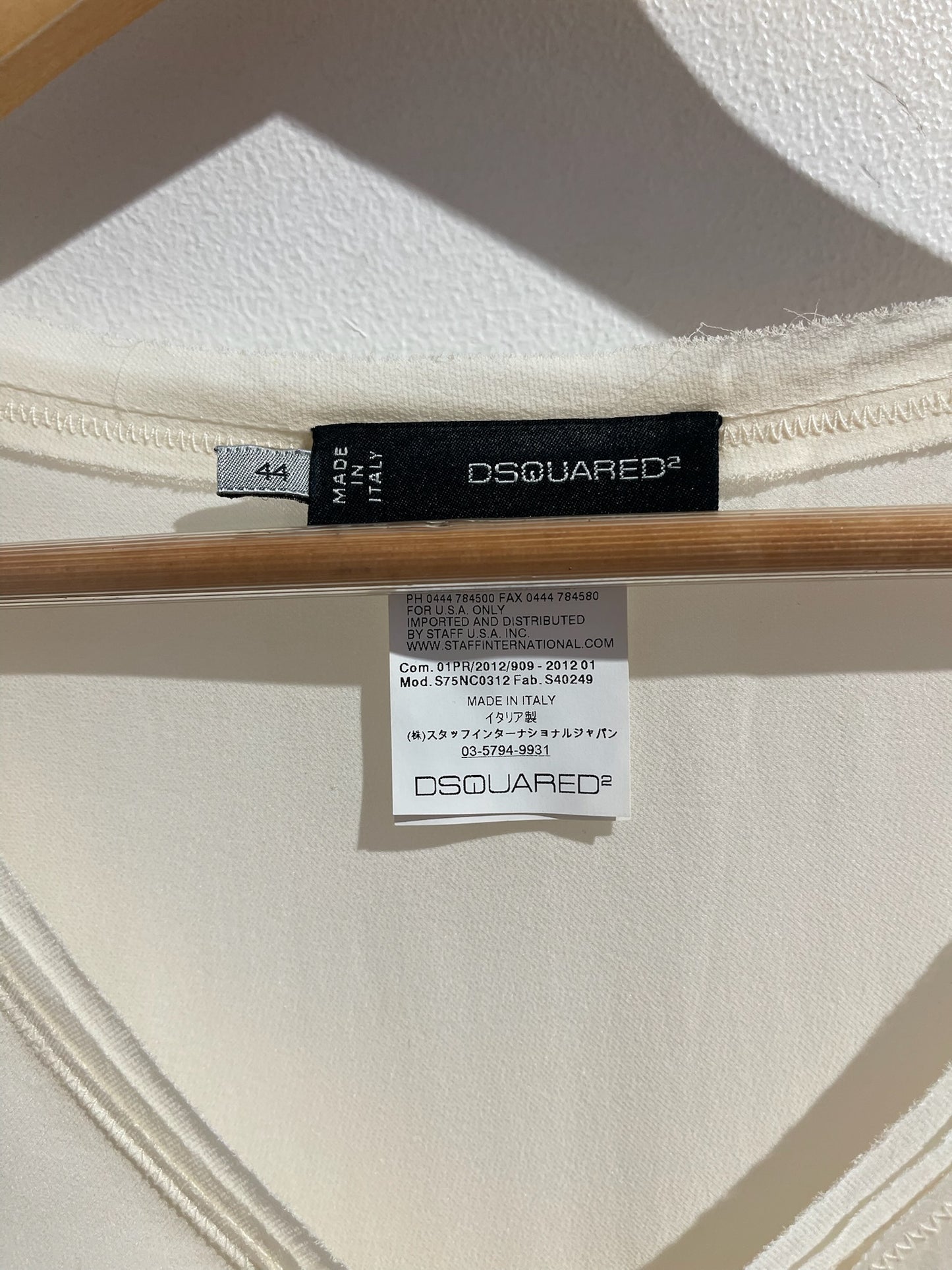 Top Dsquared écru T.40