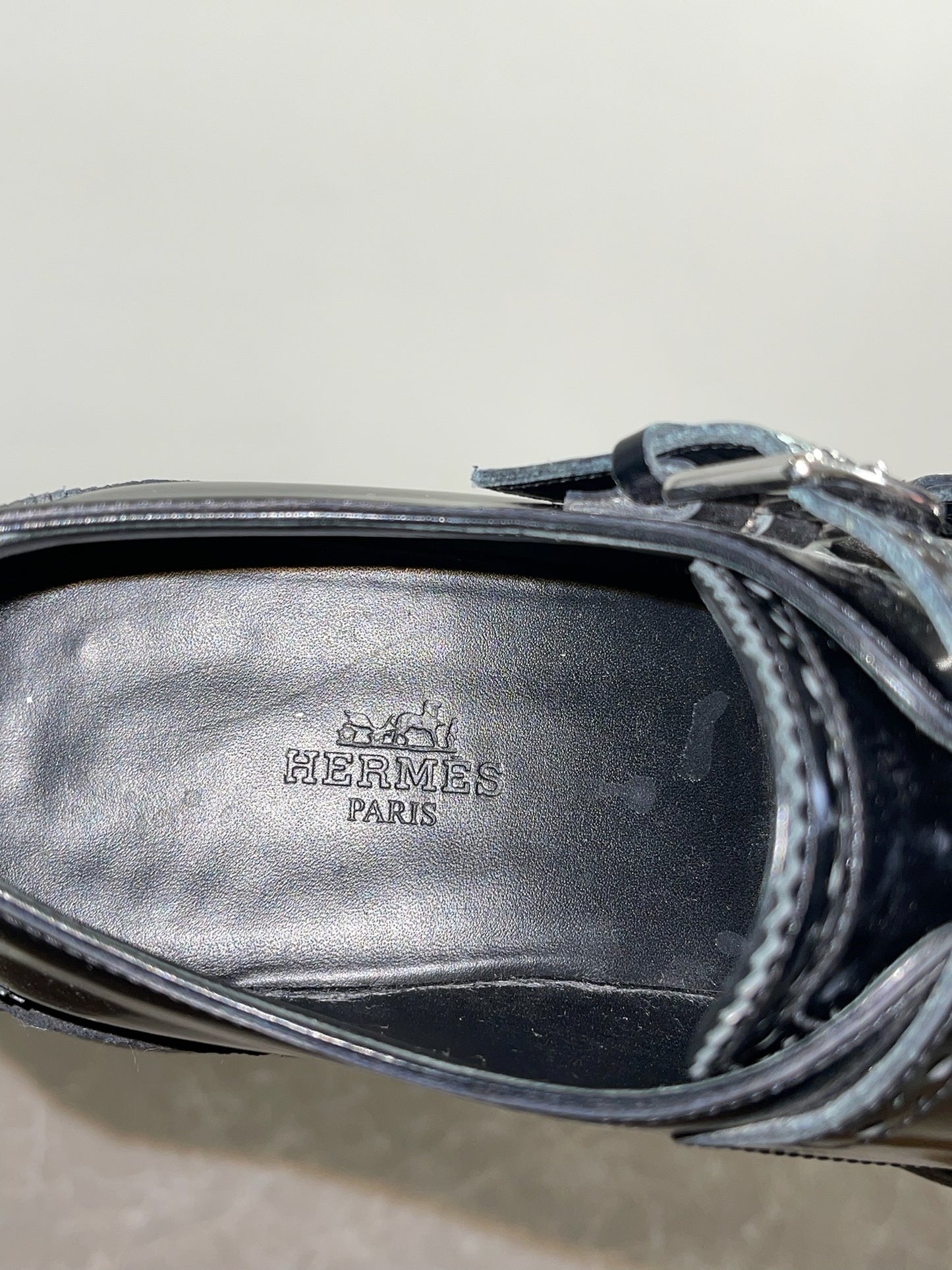Derbies Hermes noires T.37