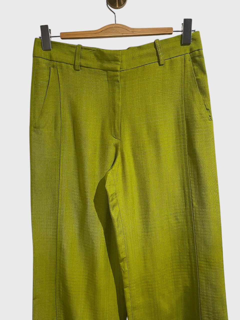 Pantalon Victoria Beckham vert T.36