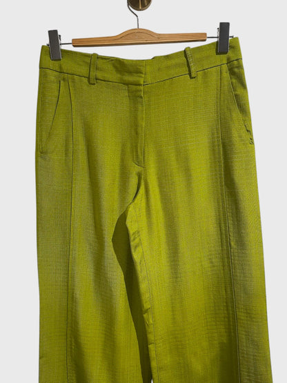 Pantalon Victoria Beckham vert T.36