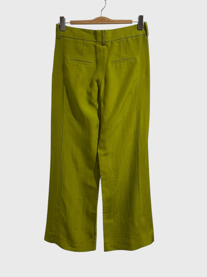 Pantalon Victoria Beckham vert T.36