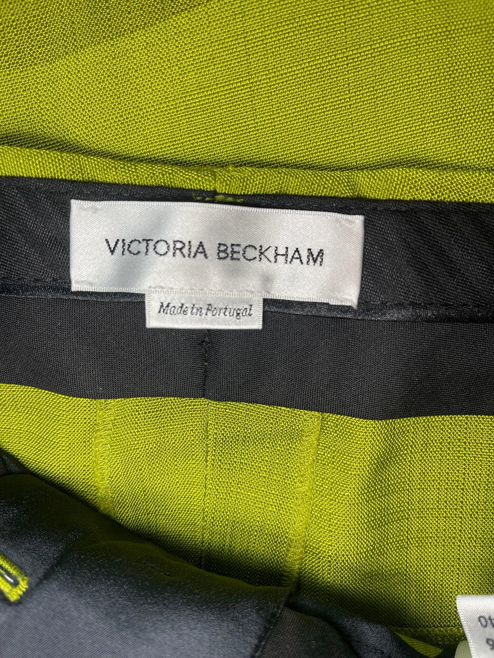 Pantalon Victoria Beckham vert T.36