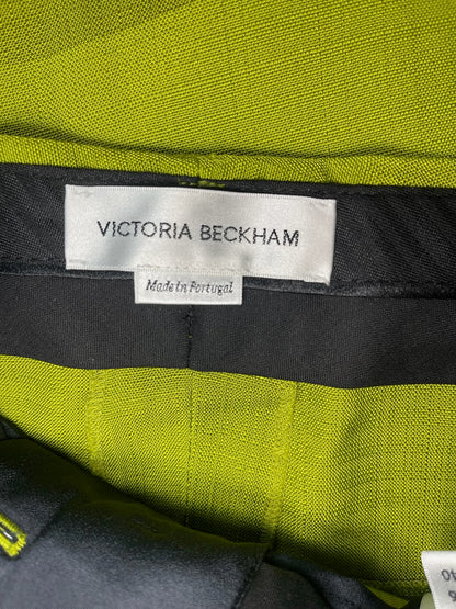 Pantalon Victoria Beckham vert T.36